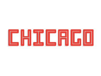 chicago chicago lettering