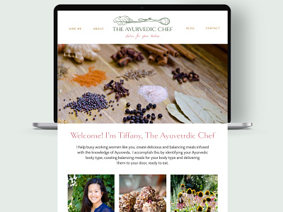 Website Design for Personal Chef brand brand design brand identity branding design designer designer portfolio logo webdesign website website design