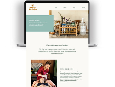 Margo Wellness Website brand design branding design designer designer portfolio logo website website design