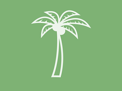 Palm Tree Icon brand design branding design designer portfolio illustration logo website design