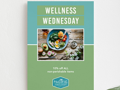 Wellness Brand Storefront Poster brand design branding design designer portfolio logo poster poster design