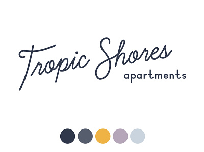 Boutique Hotel Script Logo brand design brand identity branding color palette design designer portfolio hotel branding logo typography