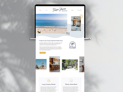 Vacation Home Squarespace Website