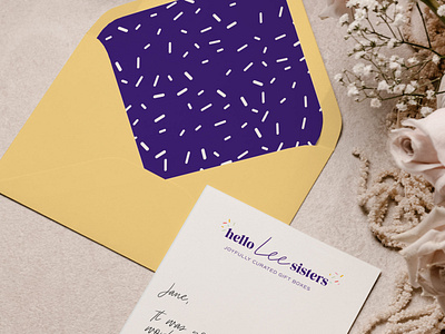 Envelope Liner and Custom Card