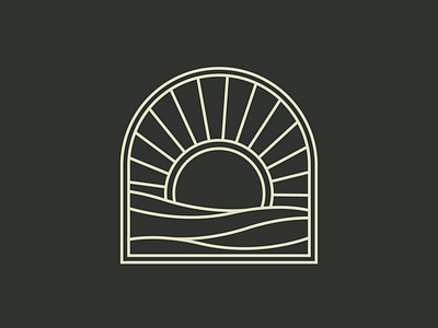 Logo Suite and Sun Illustration Design