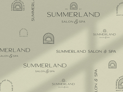 Logo Suite for Salon and Spa brand design branding design designer portfolio illustration logo logo suite typography