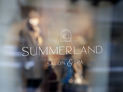 Logo Suite Design on Storefront Window