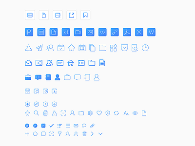 A set of app icons icon