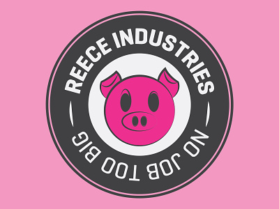 Reece Industries branding design illustration logo logo design type typography vector