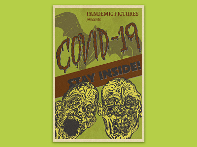 COVID-19 Horror Movie Poster