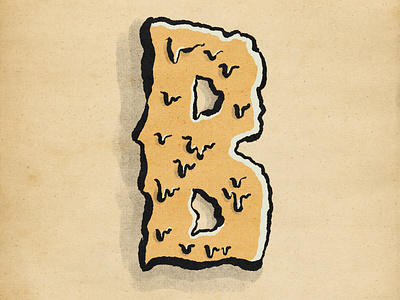 B - 36 Days of Type 36 days of type adobe b design hand lettering illustration lettering letters photoshop tgts true grit text supply truegrittexturesupply type typography vector