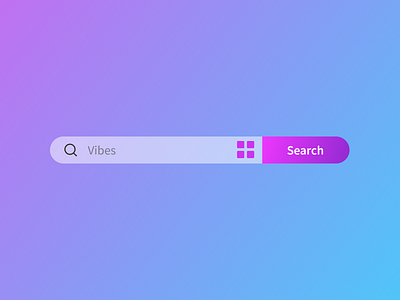 Search Bar gradient magnifier minimal search search bar ui