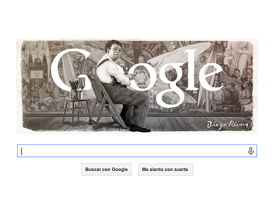 Nodoodles - Diego Rivera diego rivera doodle google mural méxico painter project search