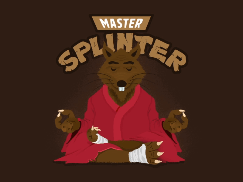 master splinter cartoon