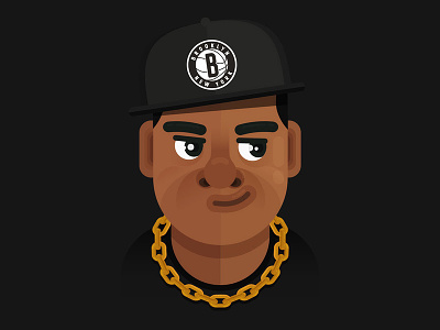 Jay Z character design hip hop illustration jay z music rapper vector