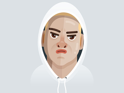 Eminem character design eminem hip hop illustration music rapper vector