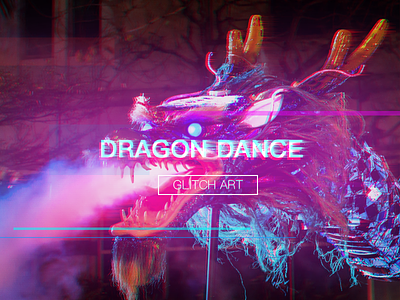 Dragon Dance debuts glitch art ui
