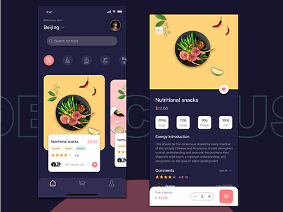 Delicious Diet design diet illustration ui