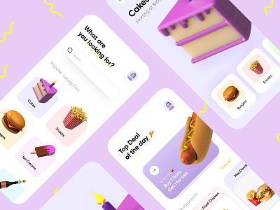 Food ordering app design