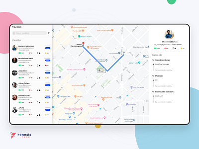 Food Providers Demo dailyui delivery delivery service design design challenge desktop free locations map muudy navigation uidesign uiux
