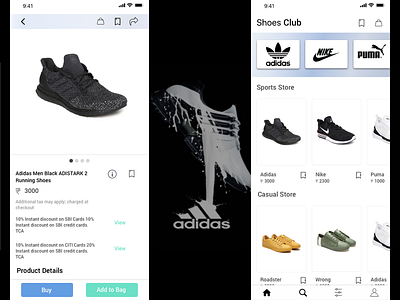 E-Commerce- Shopping App appdesign mobile mockups uidesign