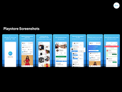 Playstore Screenshots Section app designoftheday figma playstore screenshots section ui uiux