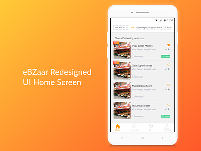 eBZaar Android App UI Redsign - Home page