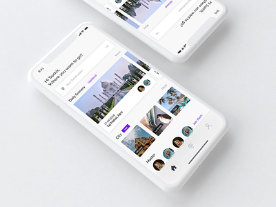 Travel Concept App - iOS apple concept concept app design app designoftheday figma figmadesign ios 11 shadows sketch travelapp ui uiux ux