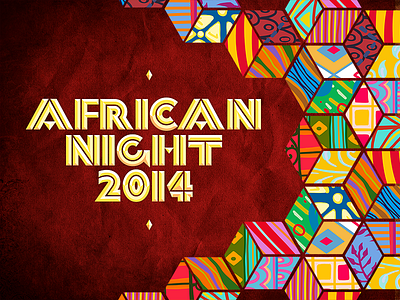 African Night african night logo poster
