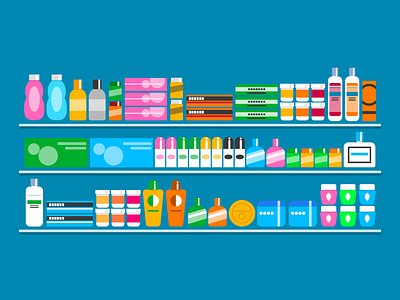 Planogramming V.2 bottles cvs planogramming rainbow shelf shop