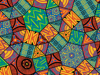 African Pattern african african american bright colors geometric pattern