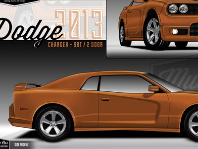 Dodge Charger Concept Car by Shane J. Wiggins on Dribbble