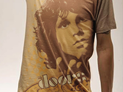 The Doors - Jim Morrison shirt apparel classic hand drawn illustration lettering merchandise music retro texture typography vintage w70