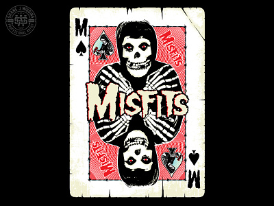 The Misfits - Playing Card Illustration