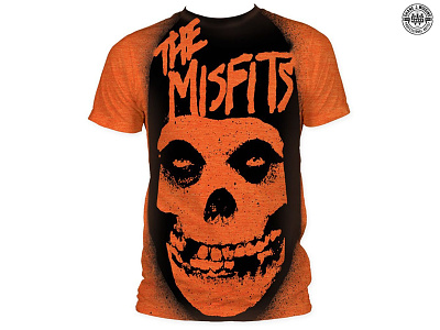 The Misfits - Fiend Club Shirt evil hand drawn illustration merchandise music punk retro rock roll texture typography vector