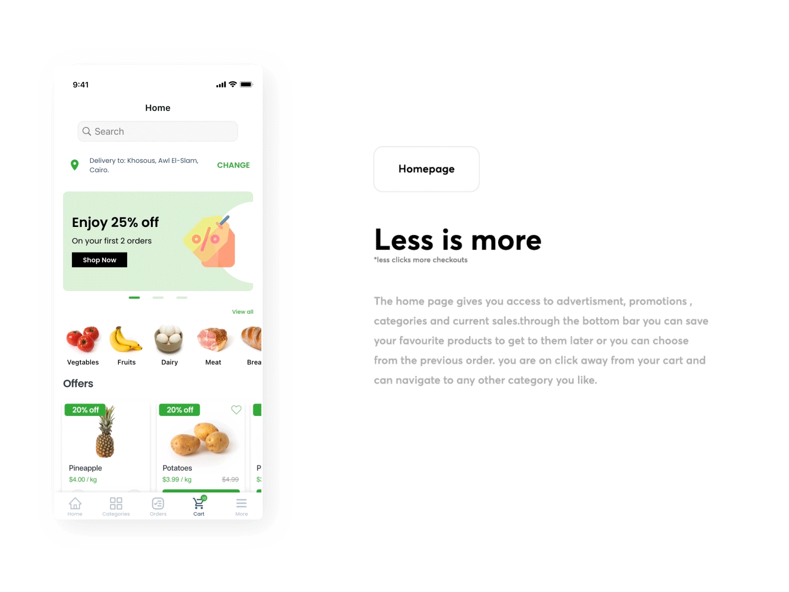 Grocery app Template - UI KIT & Design system animation design design system free grocery groceryapp homepage mobile apps prod trends ui ui kit ux