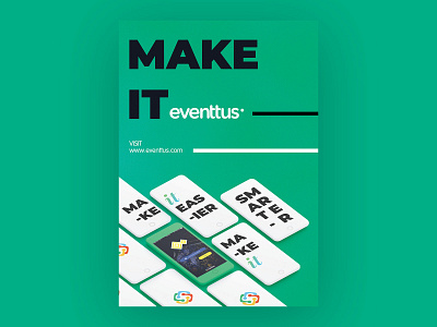 eventtus-Flyer design flyer design mobile apps start trends typography up