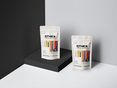 Ethica coffee rosters branding coffee coffee bean coffee shop concept design minimal packing packing design product product design products ui