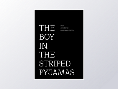 Book cover "The boy in the striped pyjamas"