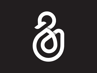 გ-g design icon logo swan typography