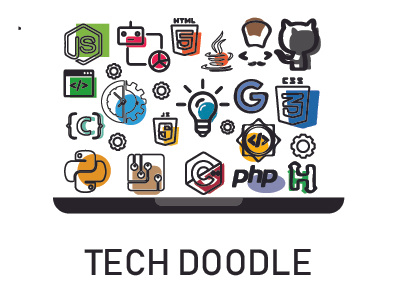 Tech Doodle doodle doodling graphicdesign graphics illustration illustrator technlogy