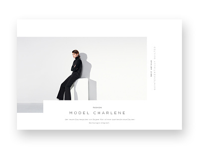 Bogner - Slider Design artdirector brand design e commerce fashion interface minimal shop ui ux