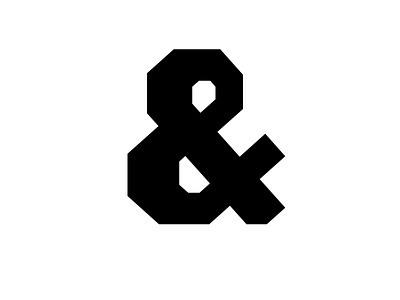 Ampersand font lettering type design typeface typography