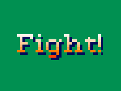 Fight! (Color font prototype) font font design lettering type type design typography