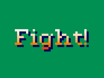 Fight! (Color font prototype)