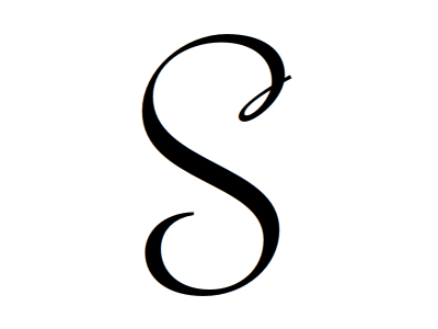 S font lettering type typography