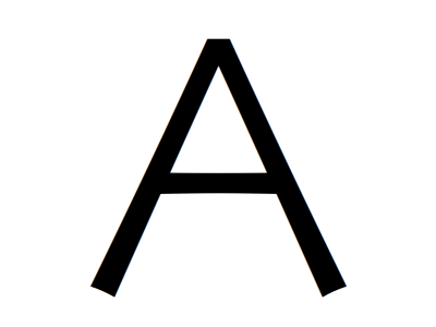 A is for Antiquity font lettering type design typeface typography