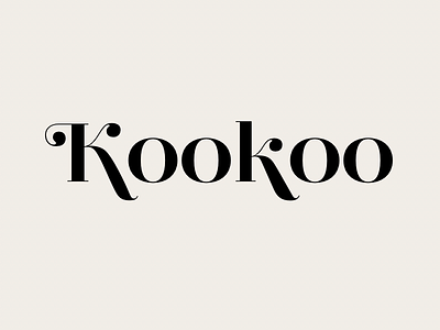 Kookoo font lettering type type design