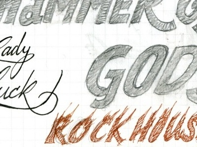 Sketchbook Wednesday 011 drawing lettering sketch typography