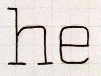 Sketchbook Wednesday 014 font lettering type design typeface typography